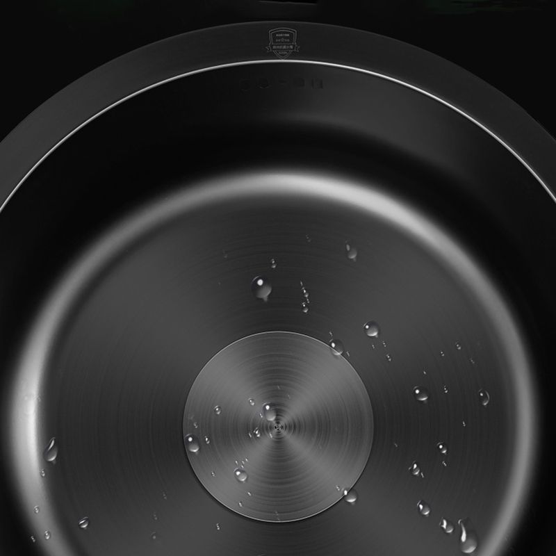 BowLift | Classic Round Wash Basin Stainless Steel Built-in Basin Non-slip Round Basin for the Kitchen