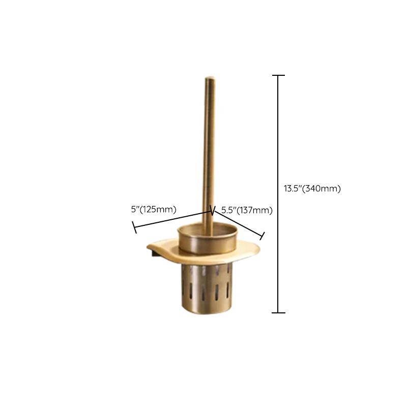 BowLift | Vintage Bronze Bathroom Accessories Set Brushed Brass Towel Bar/Paper Holder/Bath Shelf