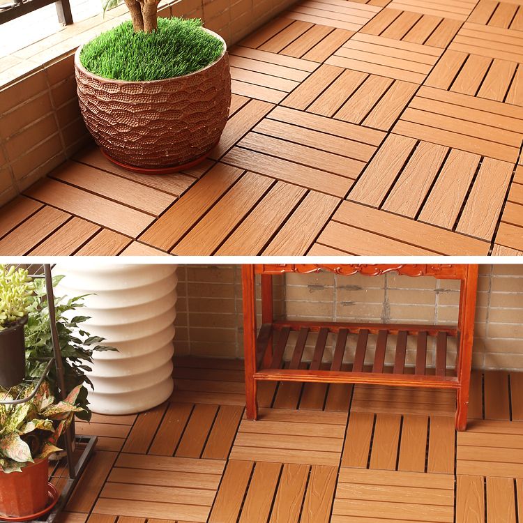 BowLift | Composite deck tile Solid Color Waterproof Patio Floor Tile