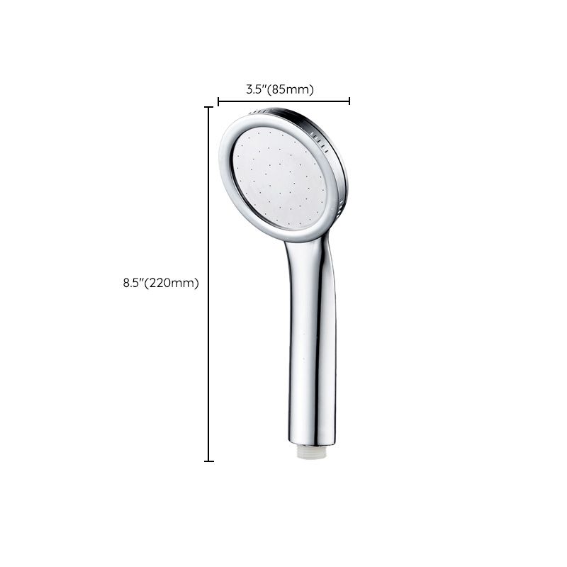 BowLift | Contemporary Silver Round Shower Head Water Efficient Standard Spray Head