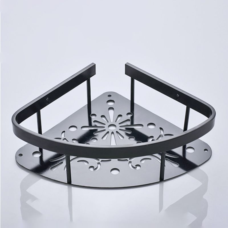 BowLift | Contemporary 8-piece Bathroom Accessory Set Matte Black Bathroom Shelf/Paper Holder/Towel Hook