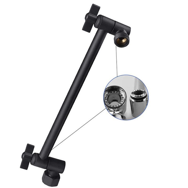 BowLift | Stainless Steel Fixed Shower Head Rainfall Wall Mounted Shower Head with Extension Arm
