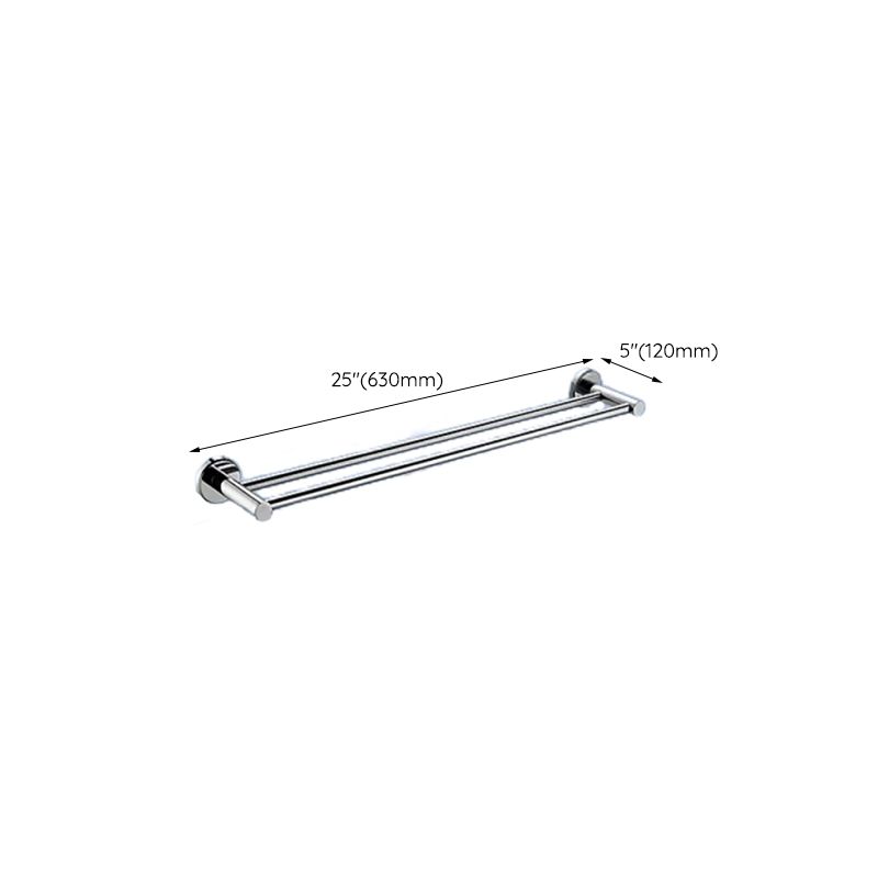 BowLift | Contemporary bathroom accessory set made of aluminum with towel holder/bath shelf