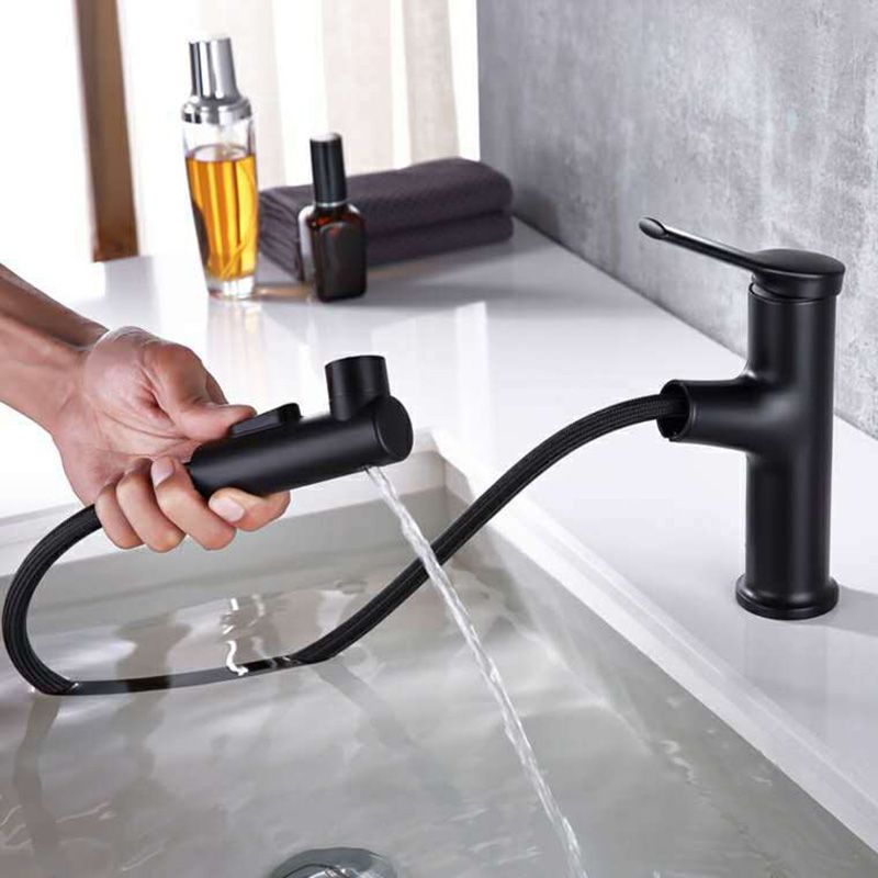 BowLift | Contemporary Sink Faucet Plian Low Arc Center-Set Bathroom Faucet