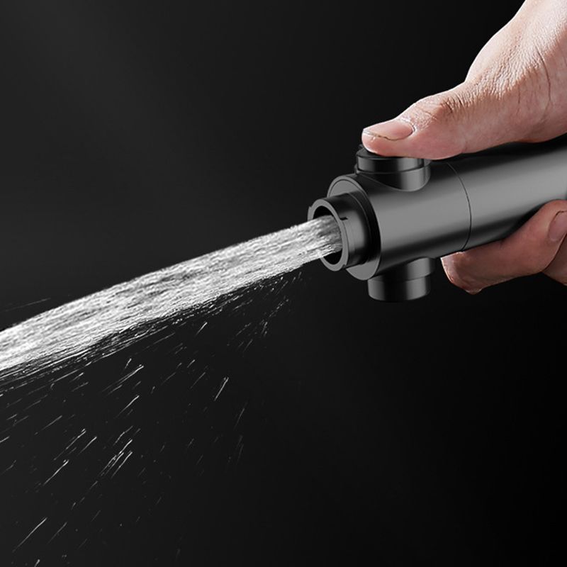 BowLift | Bathroom Showerhead 5-Spray Round Handheld Shower Holder Wall Mount Showerhead