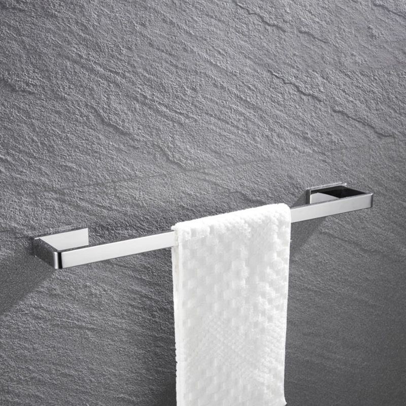 BowLift | 5-piece modern bathroom accessories as single item or in set Polished chrome bathroom set