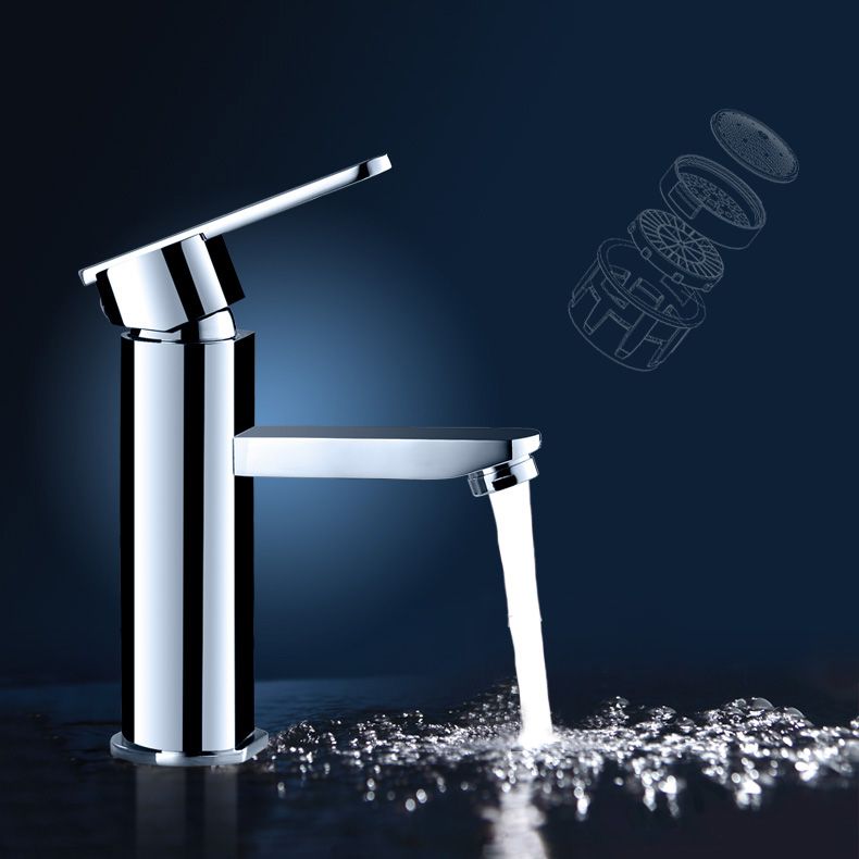 BowLift | Bathroom Faucet Brass Lever Handle Single Hole Sink Faucet