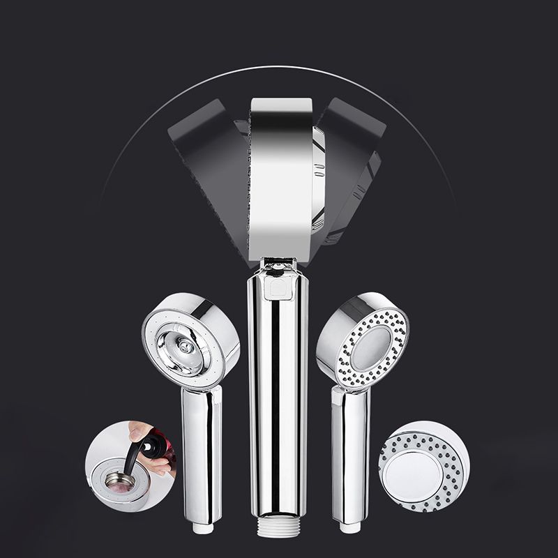 BowLift | Contemporary Wall-Mounted Shower Head Combination Chrome Round Hand Shower