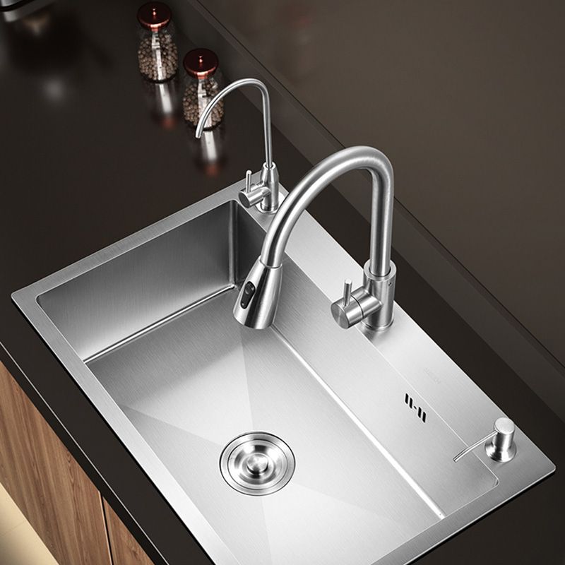 BowLift | Contemporary Style Kitchen Sink Stainless Steel Color Fast Built-In Sink