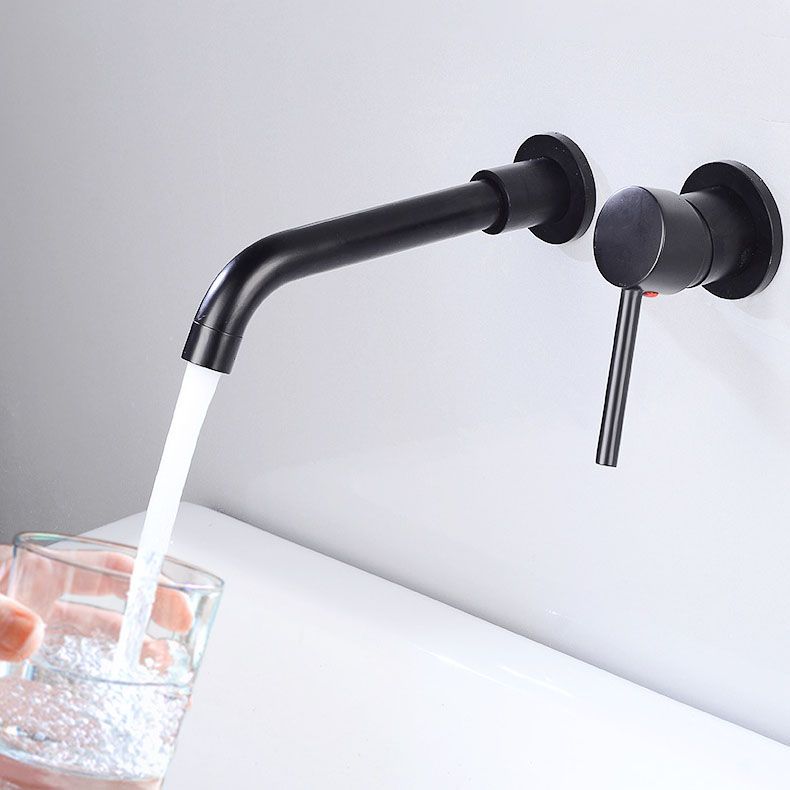 BowLift | Wall mounted metal bathtub faucet single lever swivel bathtub tap trim