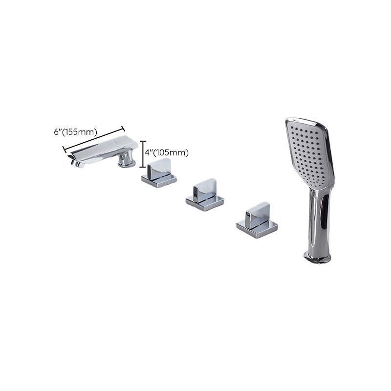 BowLift | Contemporary Style Bathroom Faucet Metal Deck Mounted Bathroom Faucet