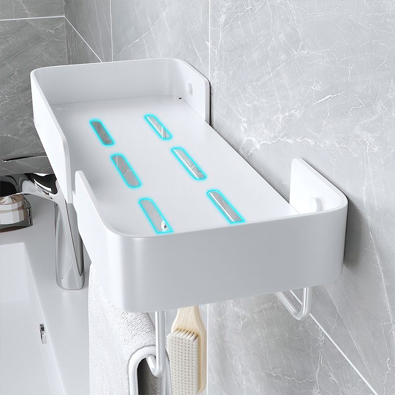 BowLift | White Bathroom Set Modern 1/2/3 - Pieces Stainless Steel Bathroom Shelf