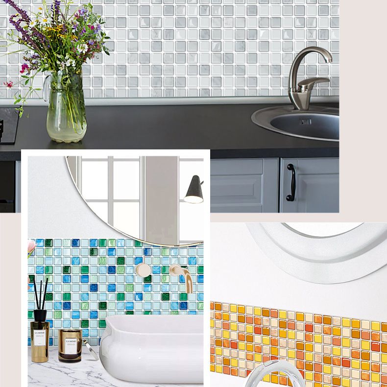 BowLift | Peel and Stick PVC Tile Kitchen Waterproof Mosaic Backsplash Wall Tile