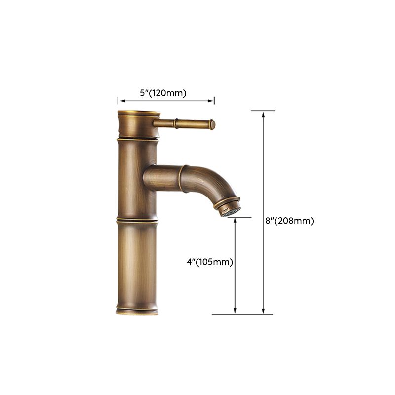 BowLift | Lever Handle Vessel Faucet Single Hole Basin Faucet Farmhouse Style Sink Faucet