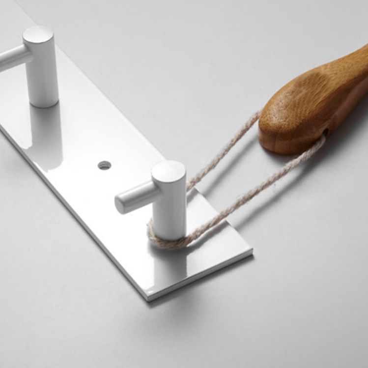 BowLift | Aluminium Bathroom Accessories Set Modern White Bathroom Accessories Set