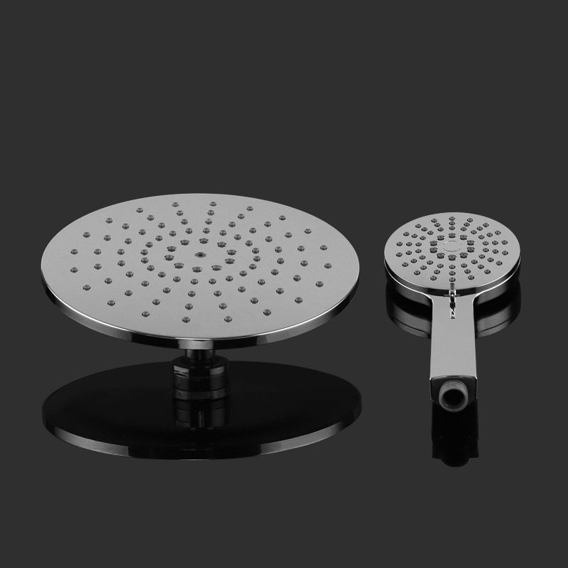 BowLift | Ceiling and wall mounted showerhead combination round chrome spray head