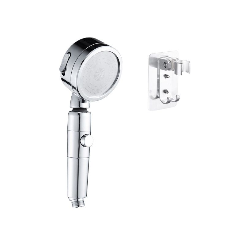 BowLift | Contemporary Handheld Showerhead Round 3 Setting Sprayhead in Silver