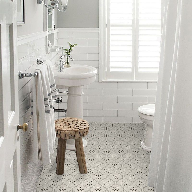 BowLift | White Peel and Stick Mosaic Tile Peel and Stick Backsplash 10 Pack