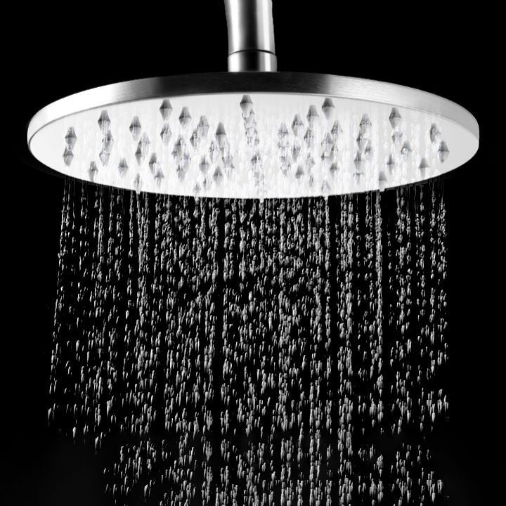 BowLift | Stainless Steel Fixed Shower Head in Silver H2Okinetic Technology Shower Head