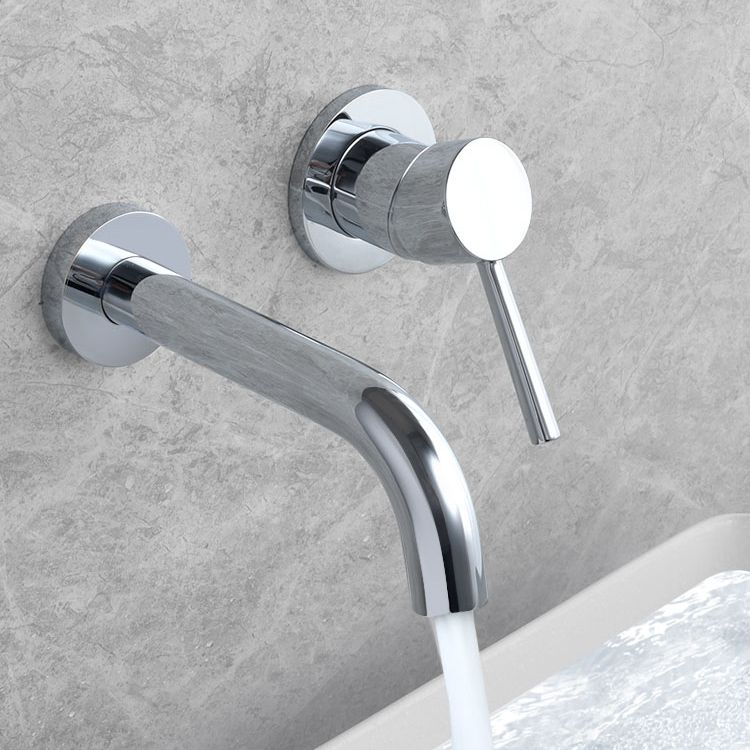 BowLift | Wall-mounted Bronze Bathtub Filler Double Handles Bathtub Spout Bathtub Faucet Trim