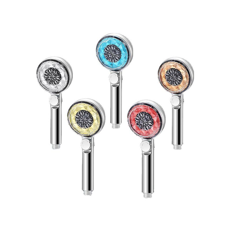 BowLift | Contemporary Handheld Shower Head Round Filter Ball Spray Head With Digital Display