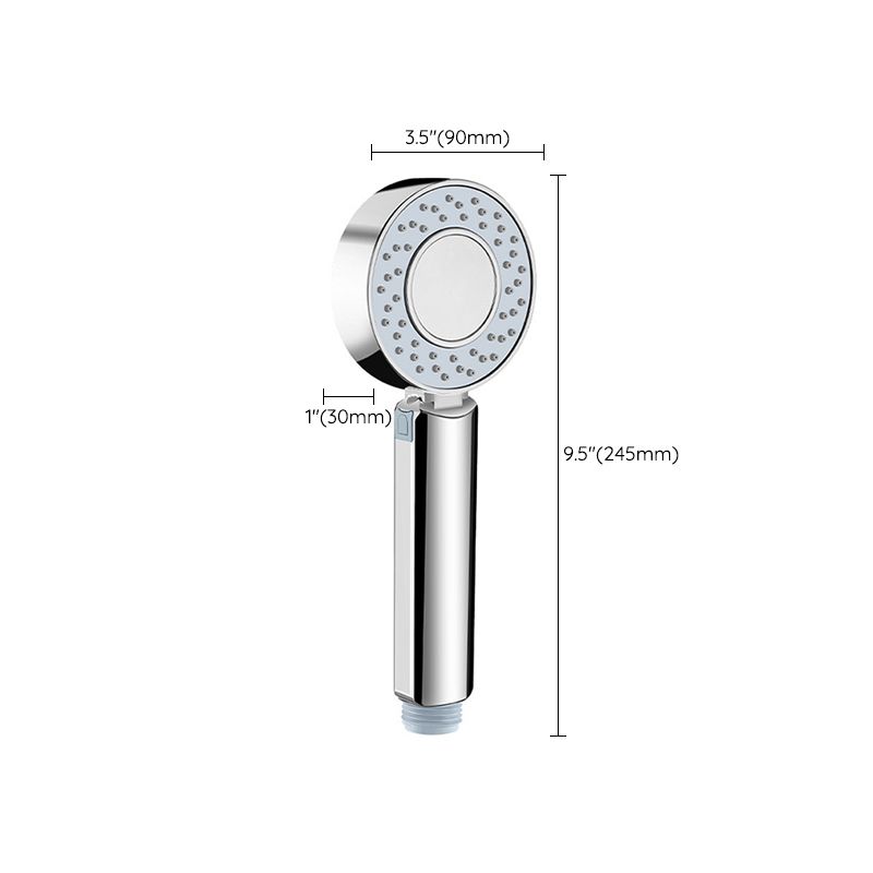 BowLift | Contemporary Wall-Mounted Shower Head Combination Chrome Round Hand Shower
