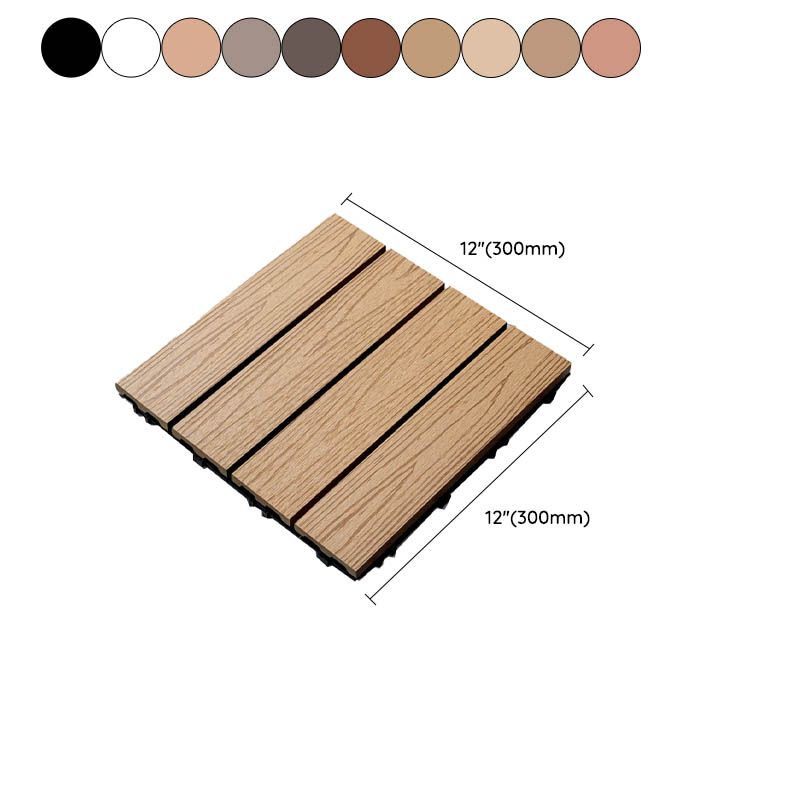 BowLift | Classic wooden tiles for garden patio flooring to lay