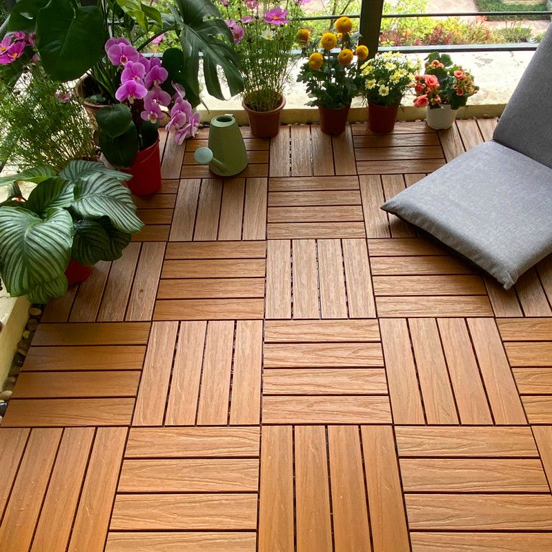 BowLift | Composite deck tile Solid Color Waterproof Patio Floor Tile