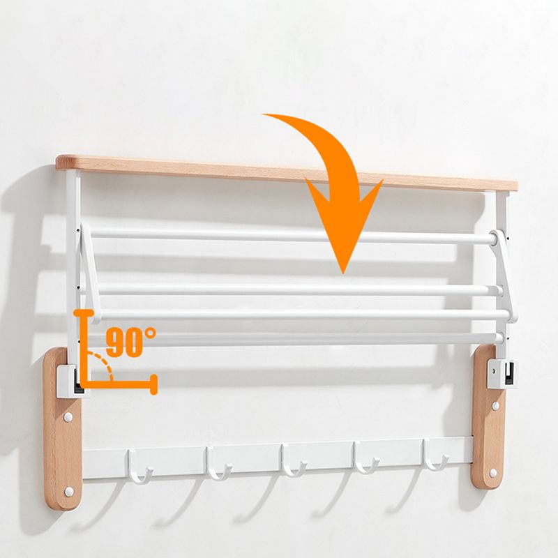 BowLift | White Bathroom Set Solid Wood & Aluminium Bathroom Accessories individually or as a set