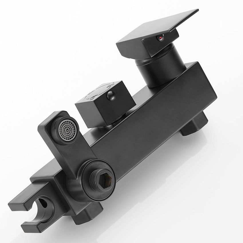 BowLift | Black Wall-Mounted Shower Head Combo Modern Metal Shower System