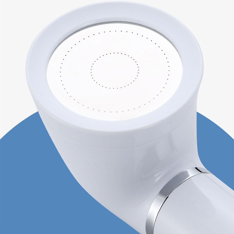 BowLift | White round shower head plastic supercharged hand shower
