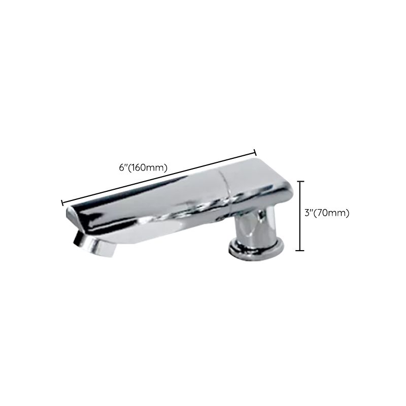 BowLift | Wall-mounted Copper Roman Bathtub Faucet Low Arc Roman Bathtub Filler Trim