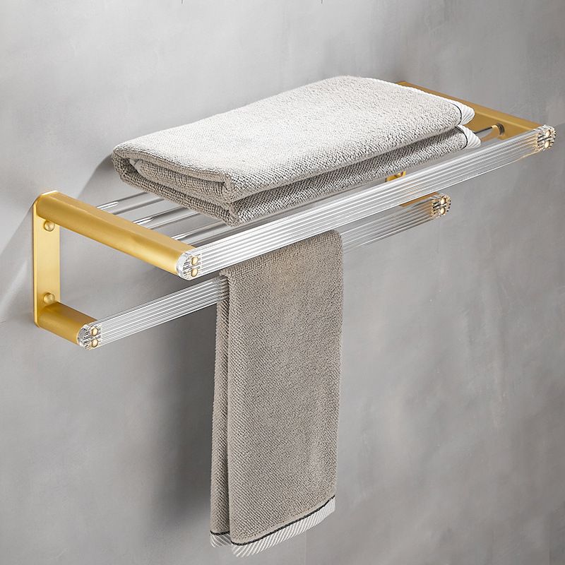 BowLift | Bathroom Accessories Set in Gold Metal and Acrylic Bathroom Accessories Set