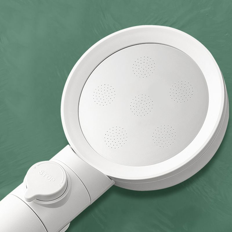 BowLift | Hand Shower Adjustable Spray Pattern White Round Shower Head