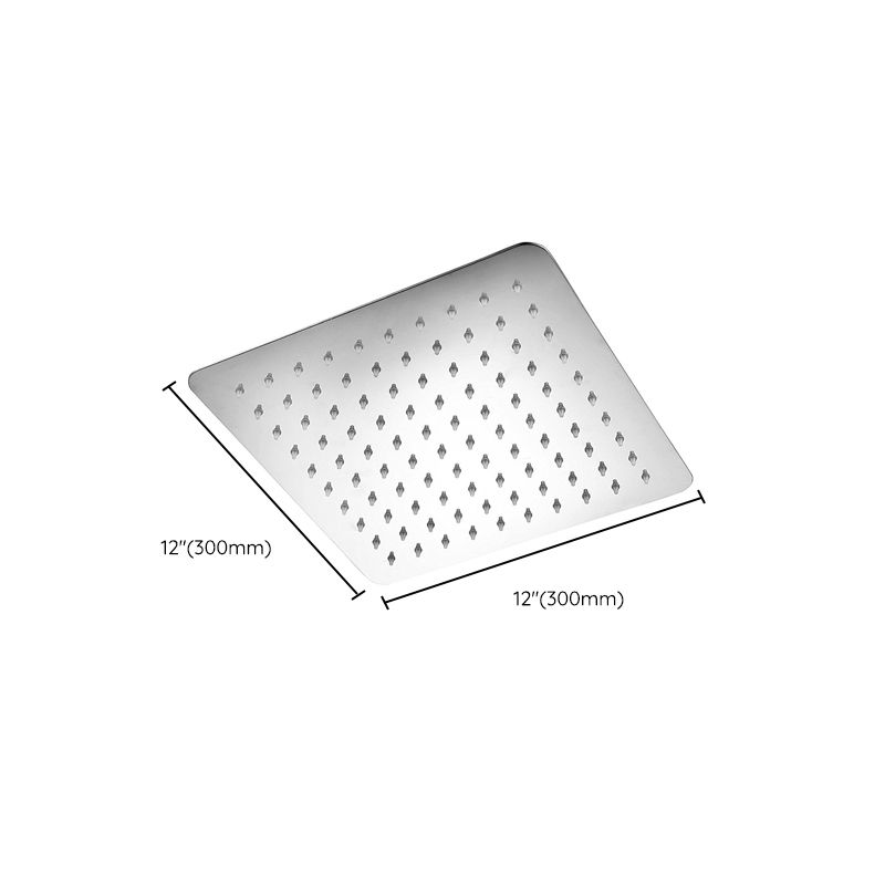 BowLift | Wall Mounted Fixed Shower Head Modern Style Metal Shower Head