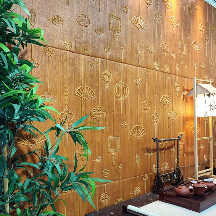 BowLift | Contemporary Wall Panels Self-Adhesive Waterproof Cartoon 3D Print Wall Covering