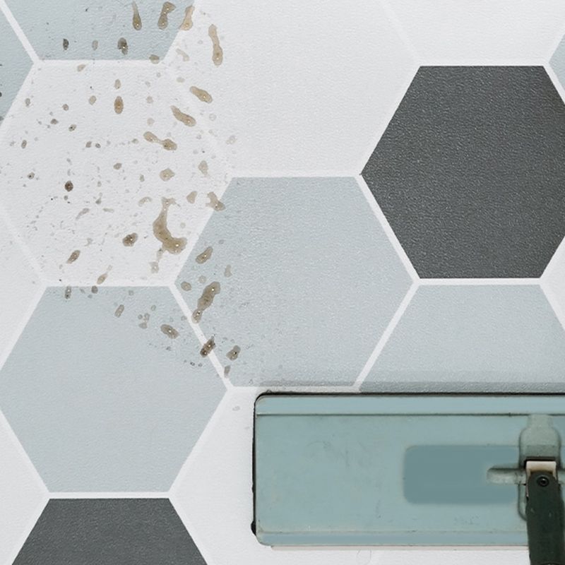 BowLift | Bathroom 3.5 mm Vinyl Floor Square Peel and Stick PVC Flooring