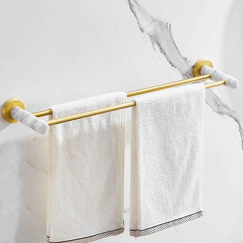 BowLift | 7-piece bathroom accessory set marble and metal bathroom hardware