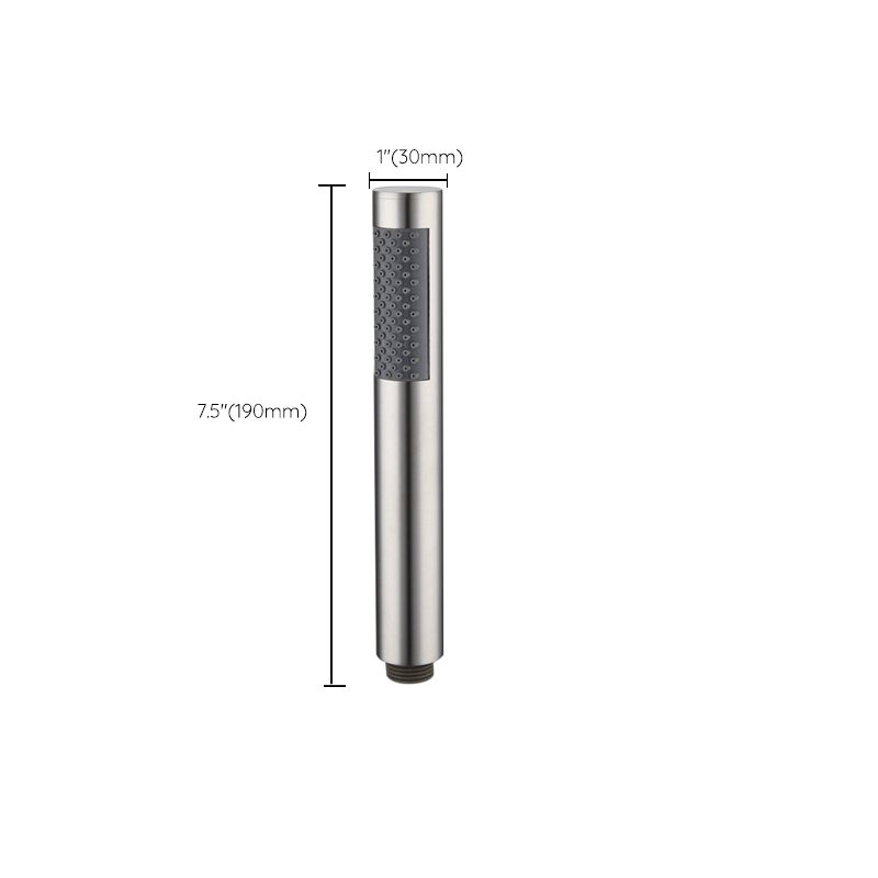 BowLift | Cylindrical Hand Shower with Self-Cleaning Stainless Steel Wall Shower Head