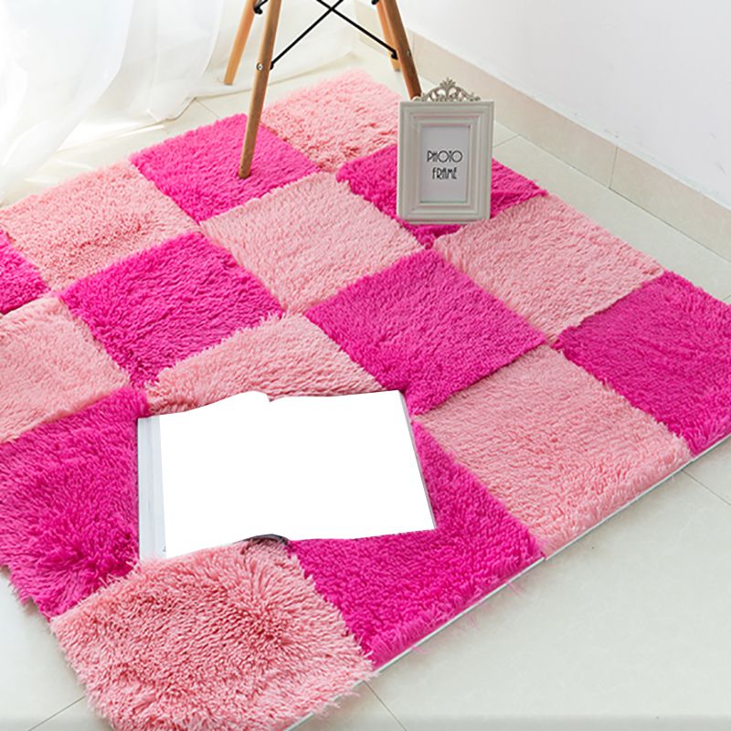 BowLift | Modern Carpet Tiles Interlocking Color Block Shag Carpet Tiles