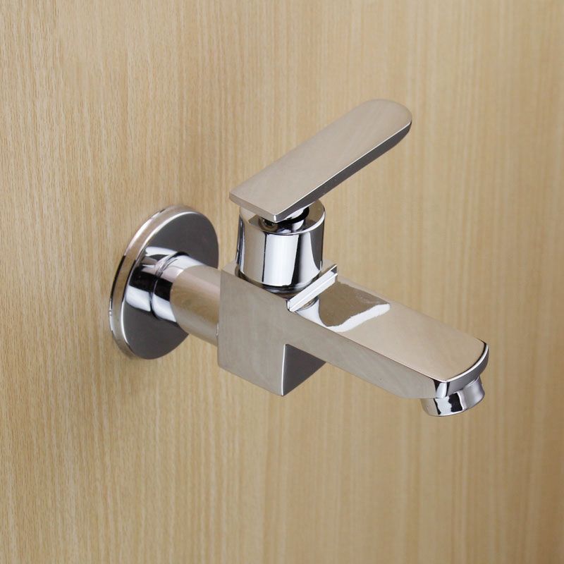 BowLift | Contemporary Wall-Mounted Bathroom Faucet Lever Handles Solid Brass Faucet