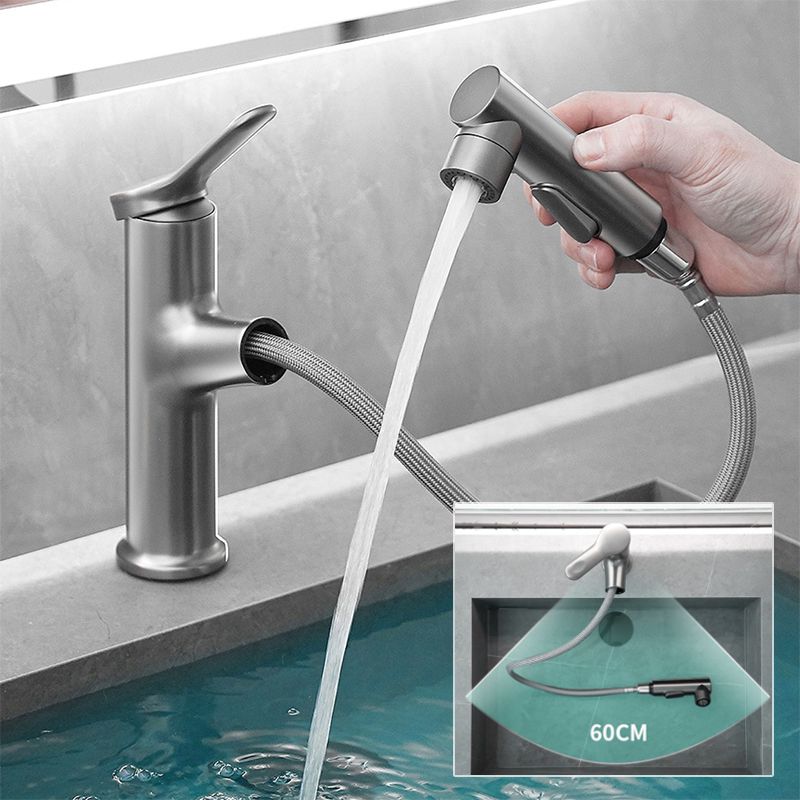 BowLift | Contemporary Single Color Faucet Low Arc Centerset Sink Faucet for Bathroom
