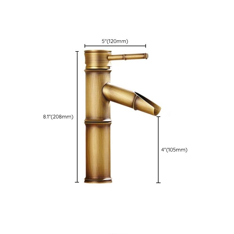 BowLift | Country house vessel water tap brass lever handles waterfall outlet sink faucet