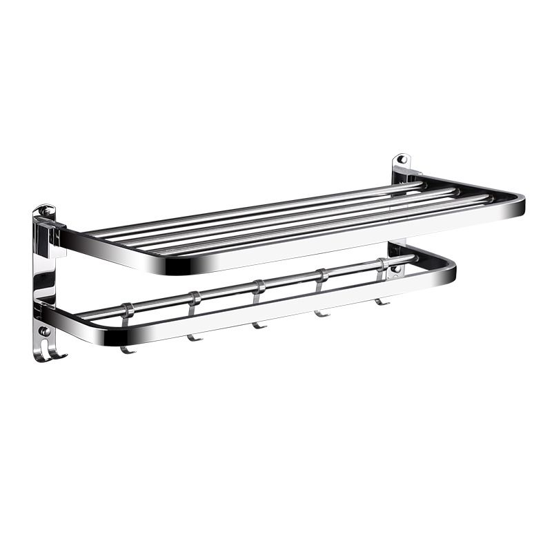 BowLift | Classic Polished Chrome Bathroom Accessory Set Towel Rail/Paper Holder/Bathrobe Hook Included