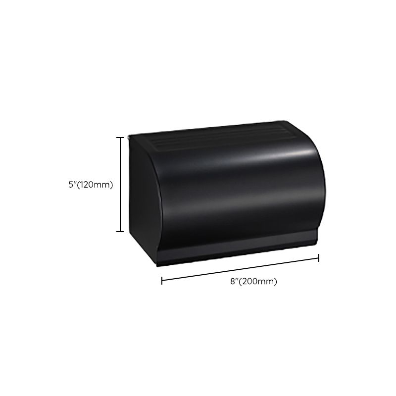 BowLift | Contemporary Bathroom Accessory Set Black Surface Bathrobe Hook/Towel Ring Bar