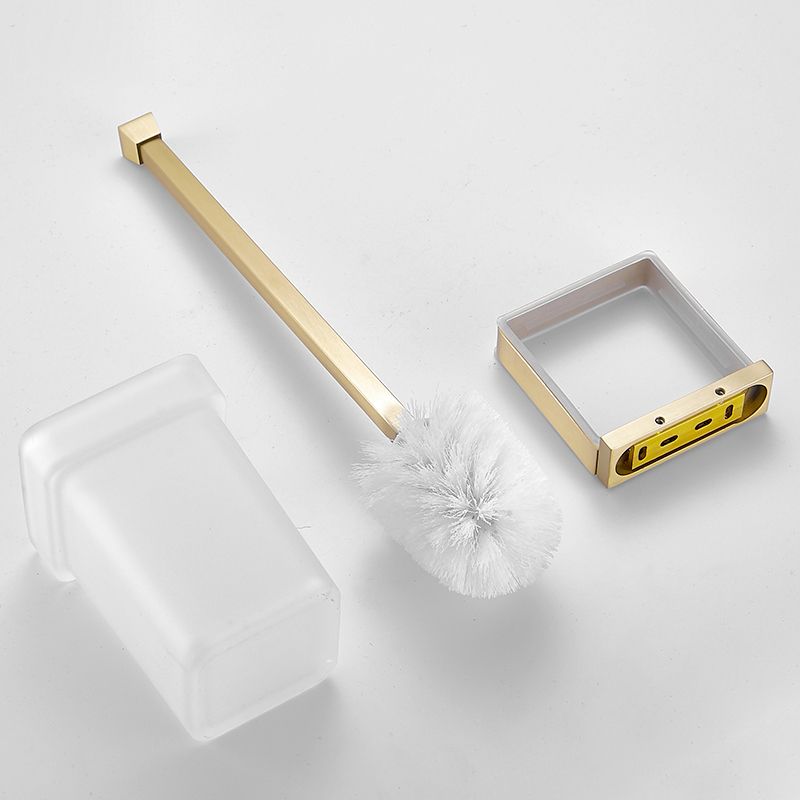 BowLift | Brushed Brass Bathroom Hardware Set Retro Golden Bathroom Accessories Set