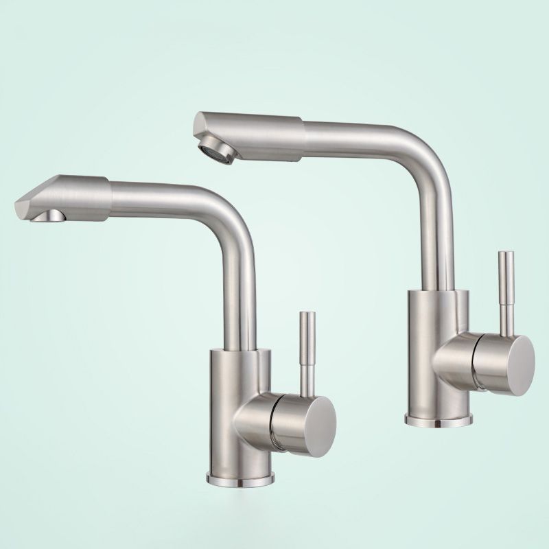BowLift | Swivel Bathroom Faucet Contemporary Design Vessel Faucet with Stainless Steel