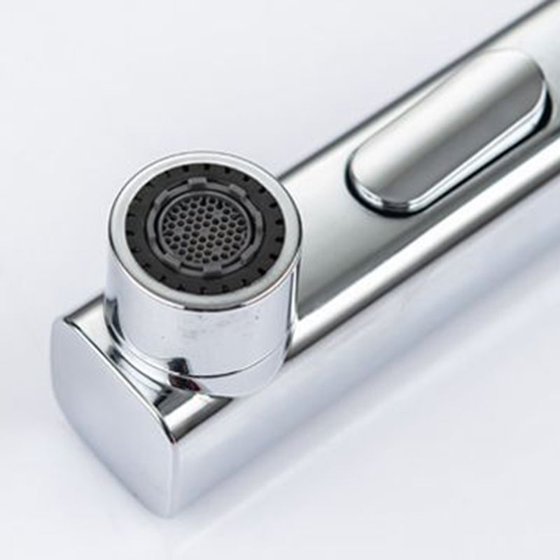 BowLift | Contemporary Vessel Sink Faucet Copper Single Handle Low Arc Pull Down Vessel Faucet