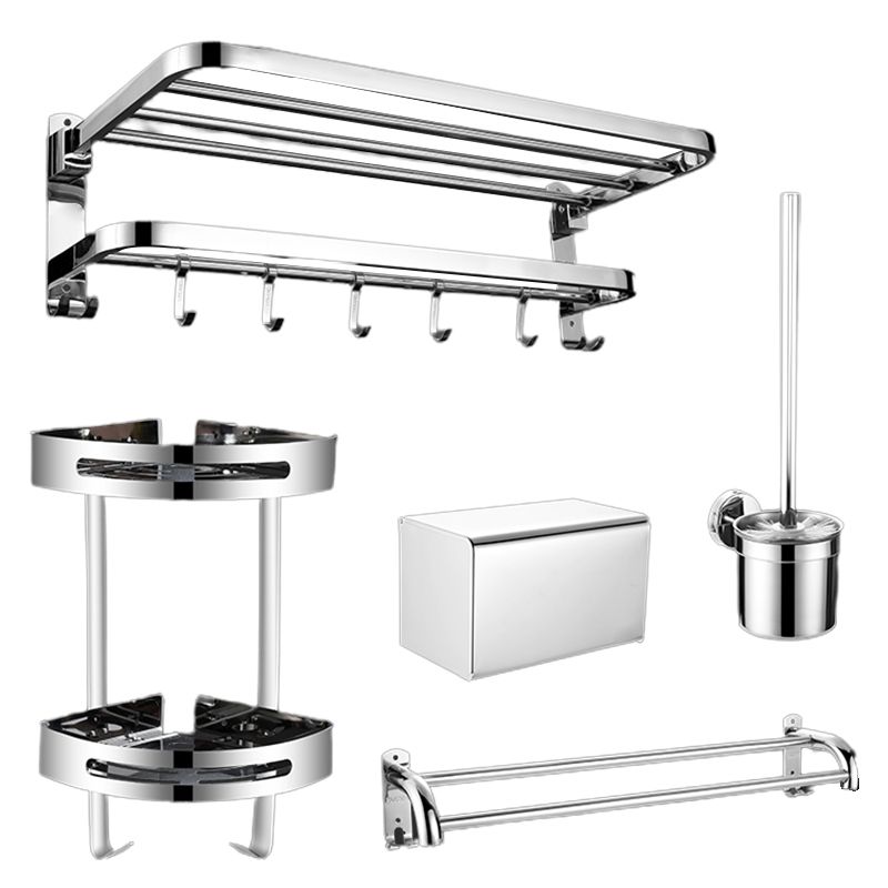 BowLift | Contemporary Metal Bathroom Accessories Single Piece or as Set with Paper Holder