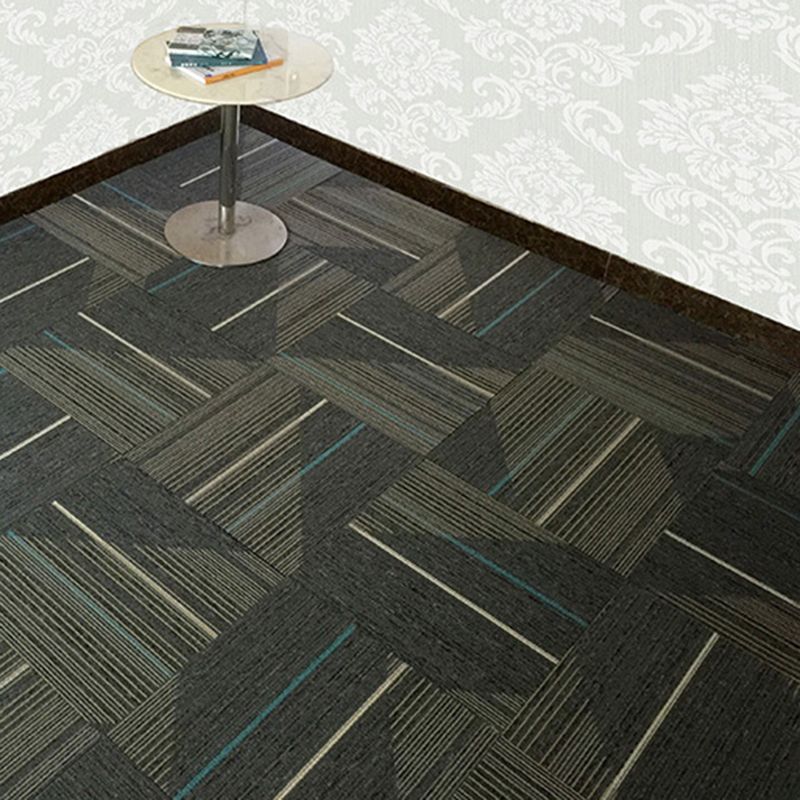 BowLift | Dark Color Level Loop Carpet Tile Non-Slip Self-Adhesive Indoor Office Carpet Tiles